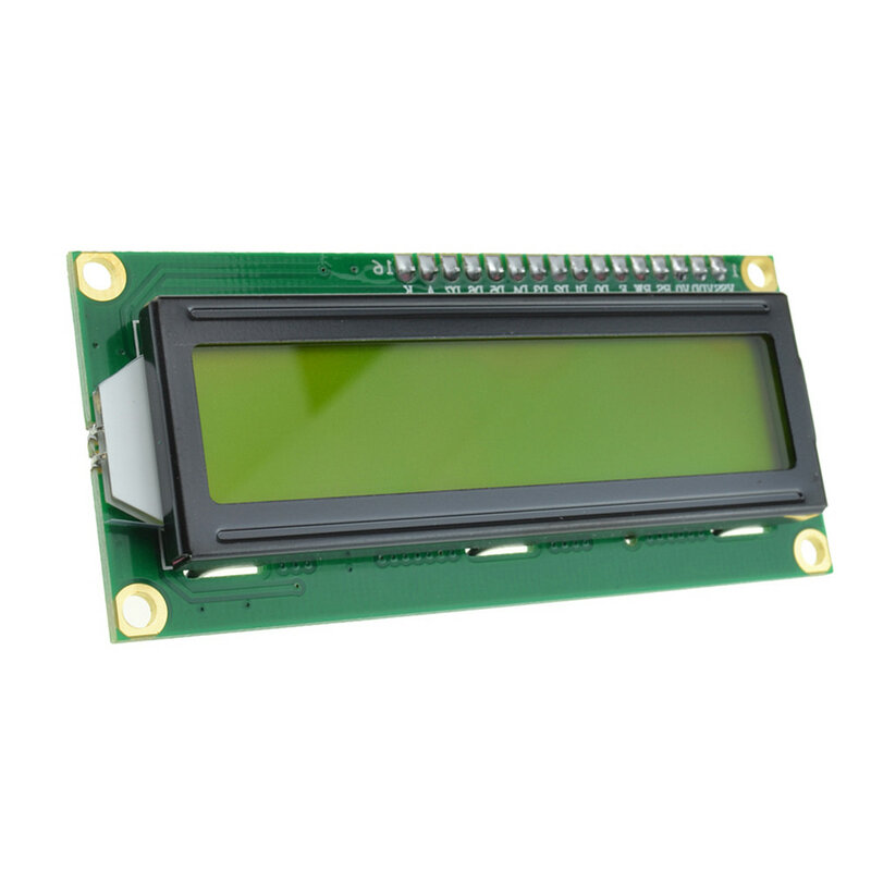 وحدة شاشة LCD مع ضوء أسود أصفر/أزرق 1602 5V, LCD1602 PCF8574T PCF8574 IIC/I2C/واجهة 16x2 حرف لاردوينو