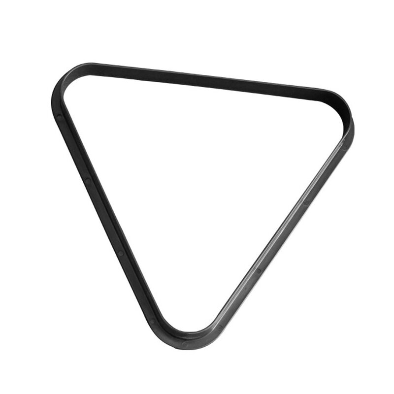 Черный пластиковый треугольный стеллаж для бильярдного стола, стандартного размера, стойка для бильярдного стола, аксессуары для снукера