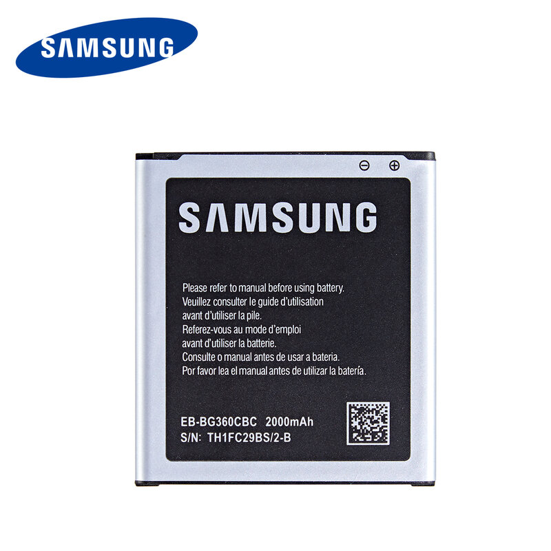 SAMSUNG Original EB-BG360CBC EB-BG360CBE /CBU/CBZ EB-BG360BBEแบตเตอรี่ 2000mAhสำหรับSamsung Galaxy CORE PRIME G3606 G3608 G3609