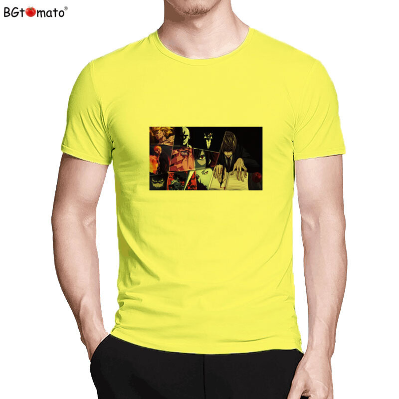 Camiseta casual masculina dos desenhos animados, camiseta engraçada de verão, marca original, popular
