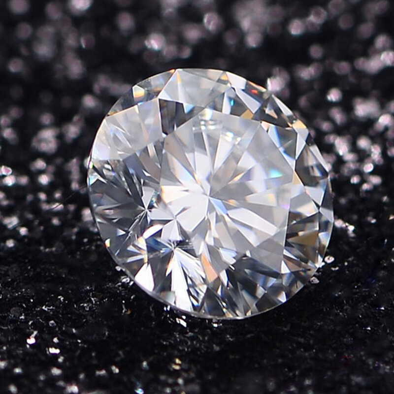 Piedras preciosas sueltas 100% auténticas, piedras de moissanita GRA 1ct D Color VVS1, piedra de diamante de laboratorio, excelente corte para anillo de diamante en gema a granel