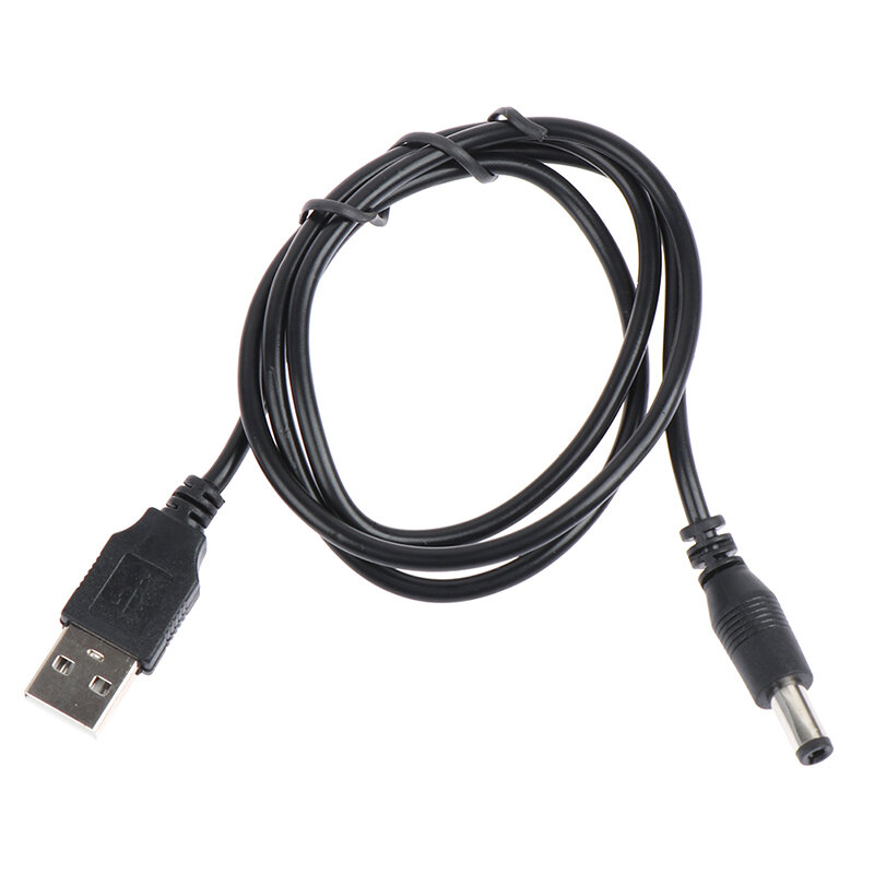 1pc USB 5V Charger power Cable to DC 5.5 mm plug jack USB Power Cable For MP3/MP4 Player