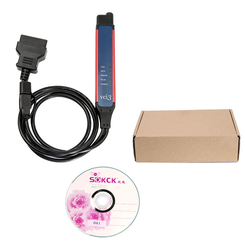 VCI-3 Voor VCI3 V2.5 Scanner Wifi Truck Diagnostic Tool Ondersteuning Win7/Win10 Draadloze Diagnose-Tool Update VCI2 2.48