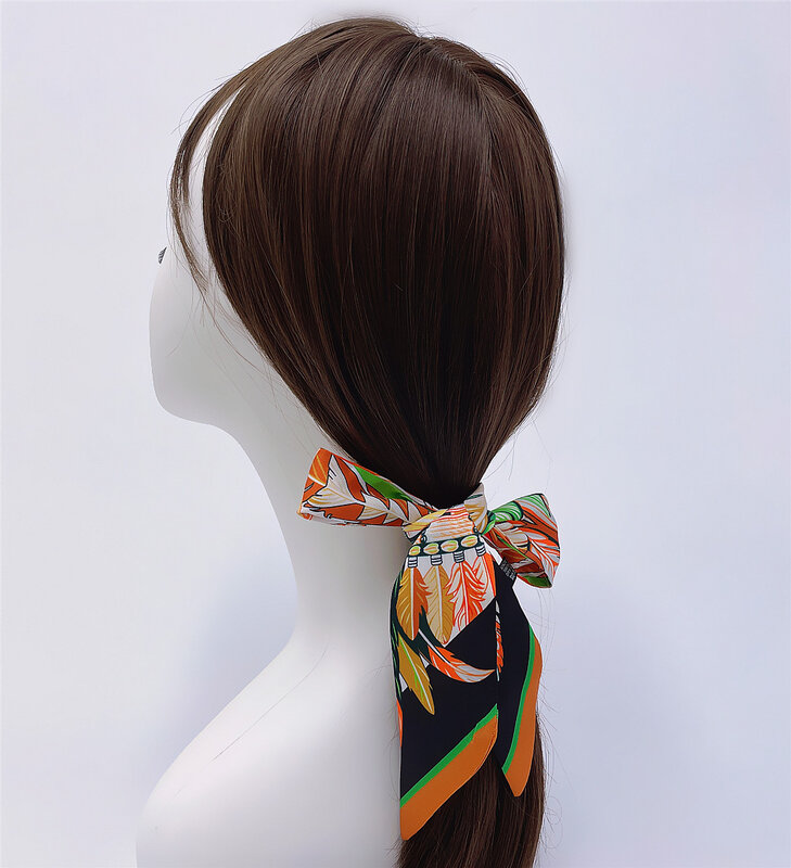 2021 neue Tasche Schal Frauen Mode Damen Haar Band Bandana Kopftuch Hemd Krawatte Hut Dekorative Schal