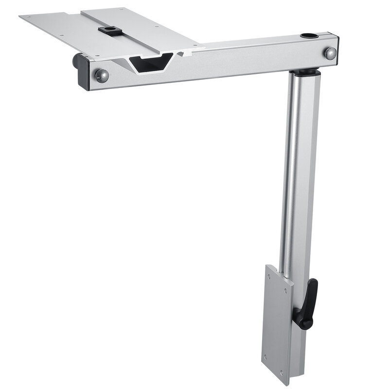 Staffa da tavolo RV girevole a 360 gradi staffa da tavolo rotante modificata in lega di alluminio regolabile in altezza per auto da campeggio RV