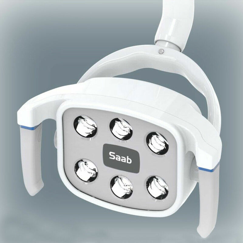 Dental led lâmpada de luz oral para cadeira de unidade dental 8-nível de ajuste sensor de lâmpada de teto tipo luz oral