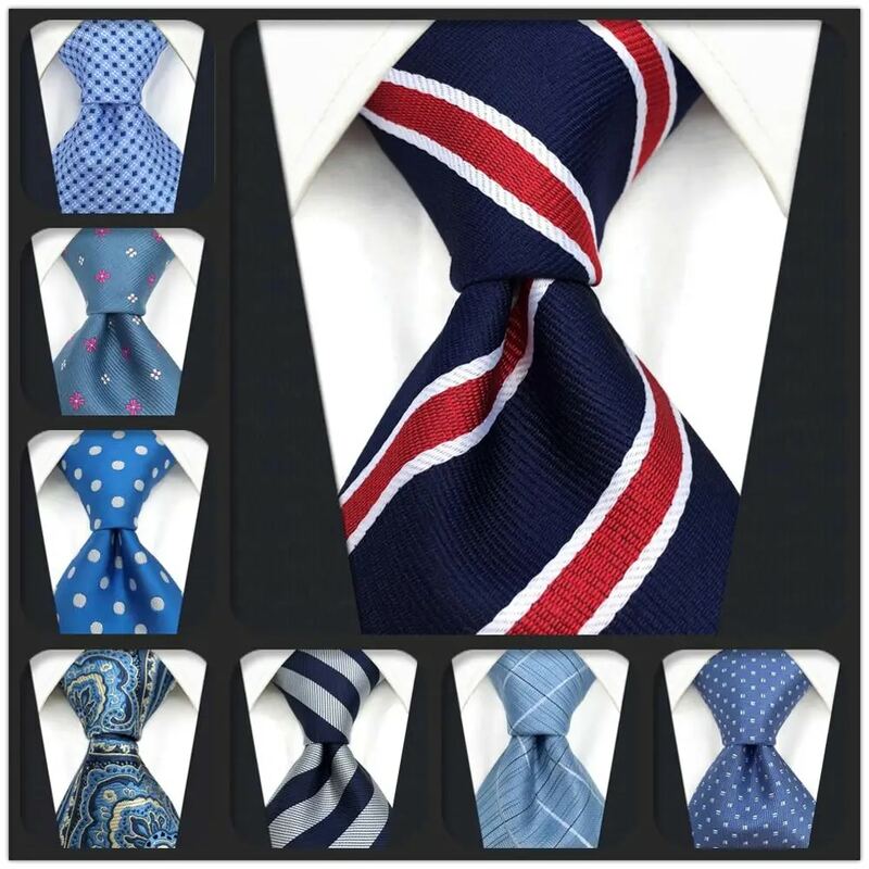 Colorful Luxury Extra Long Men's Necktie 160cm 63" Wedding Ties for Blue Navy Floral Christmas Gift Dropshipping