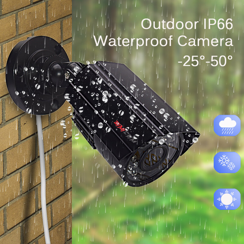 8CH 1080P Bewakingscamera Outdoor 100ft Nachtzicht Home Surveillance Kit Ahd Cctv Set 2/4/6/8Pcs Bullet P2P Gemakkelijk Remote