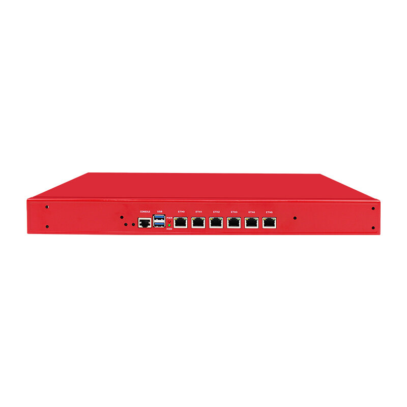 Bez wentylatora 1U rack Mini komputer Intel I7 Pfsense urządzenie zabezpieczające sieć AESNI Router VPN 6 LAN Firewall Routing komputer do gier