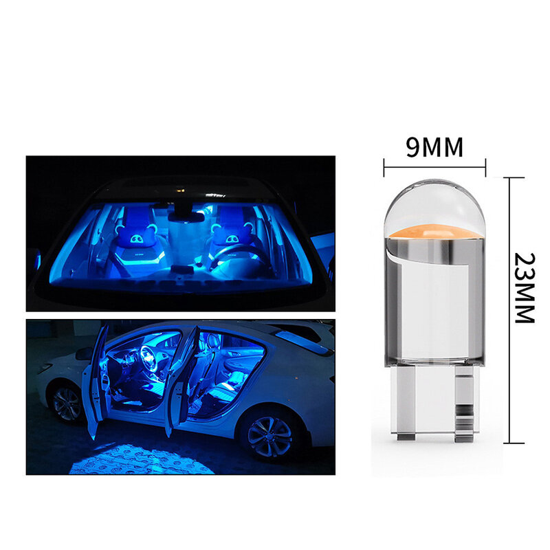 2PCS/Lot LED Bulbs, T10 LED Bulbs, LED Replacement Bulbs for License Plate Side Marker Lights Dashboard Reading Light