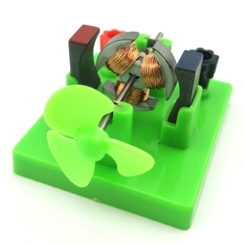 Modelo de Motor eléctrico de CC DIY, experimento de física, ayuda para niños, juguete educativo para estudiantes, juguete para estudiantes de ciencia y física escolar