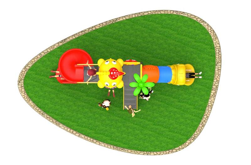เด็กของเล่นสไลด์เด็กเกมกลางแจ้ง Swing อนุบาลชุดเด็กพลาสติกเด็กเด็กสนามเด็กเล่นในร่มสวนขนาดใหญ่B33