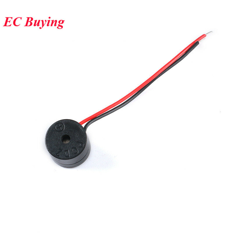 Zumbador activo electromagnético con Cable, 10 piezas/2 piezas, 12V, 12x9,5 MM