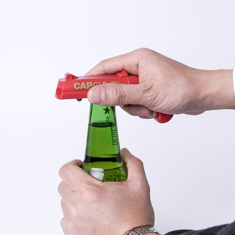 Bottle-opener Can Shoot Launch Beer Bottle Cap Pistol Gun Shape Kitchen Gadget Set Bar Tool Drink Opening Corkscrew