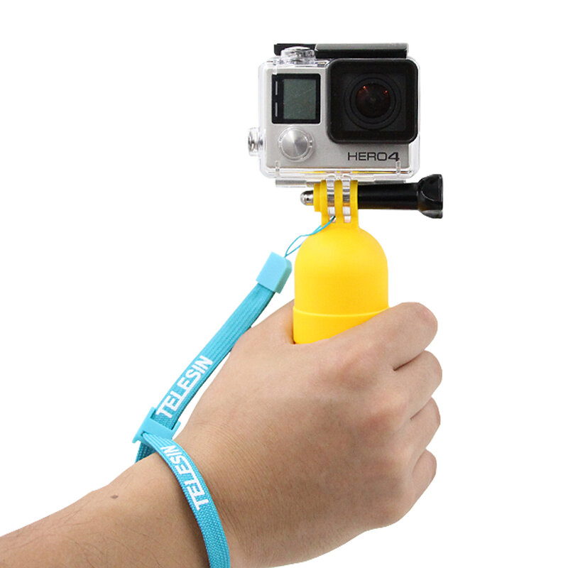 Telesin Float Hand Grip Drijfvermogen Selfie Stok Staaf Pole Stick Voor Gopro Hero11 10 9 8 7 6 5 4 3 Xiaomi Yi 4K Osmo Action 2 Camera