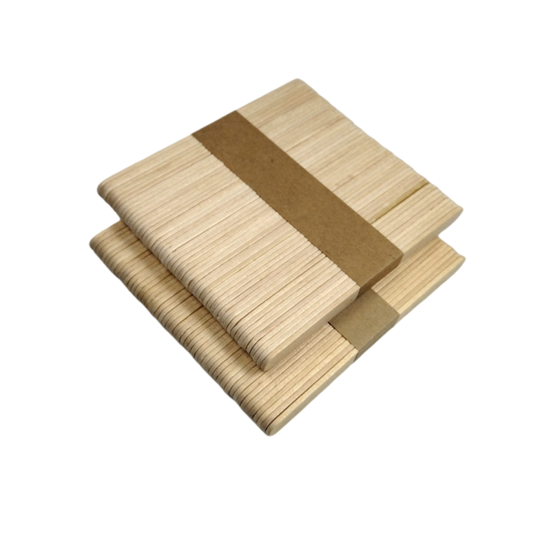 Palitos de madera para polos, 100 en 1, longitud de 114mm, 2 lotes (50 unids/lote)