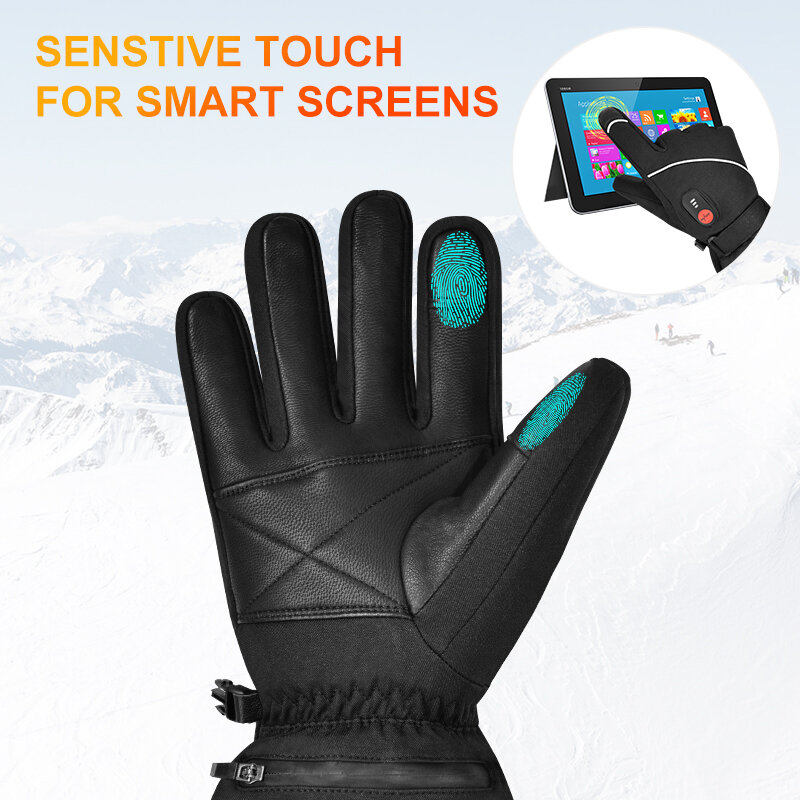 Retter Winter Beheizte Handschuhe Für Frauen Snowboard Thremal Handschuhe für Männer Motorrad Beheizte handschuhe Ski Elektrische heizung handschuhe