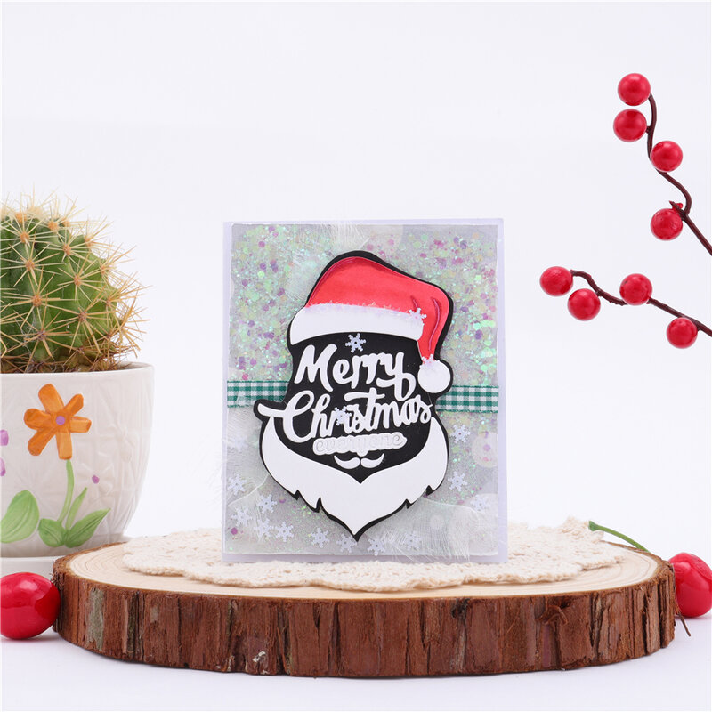 InLoveArts Merry Christmas Metal Cutting Dies Santa Claus Dies Scrapbooking Card Making natal fustelle Album Embossing Stencil