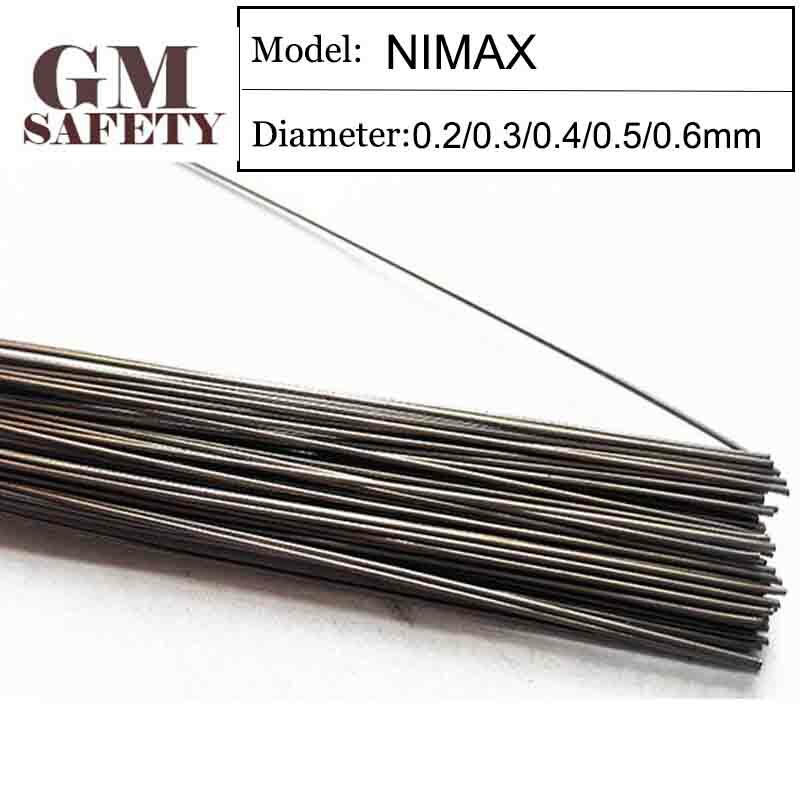 Materiale filo di saldatura GM NIMAX di 0.2/0.3/0.4/0.5/0.6mm riempitivo per saldatura Laser stampo 200 pezzi/1 tubo GMNIMAX