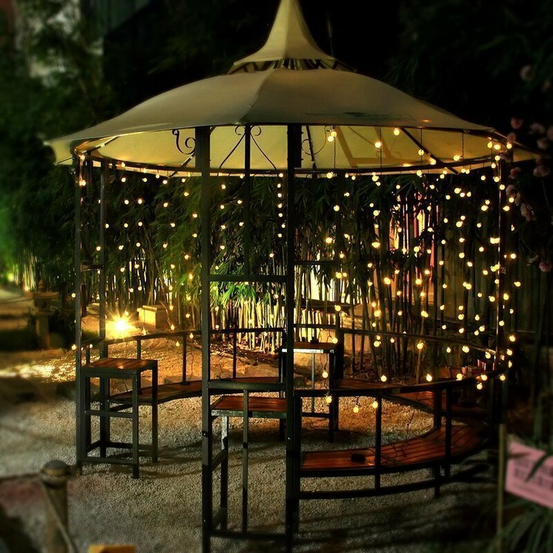 Weerbestendige Solar Tuin Licht Crystal Globe Bal Hanglampen Indoor Outdoor Decoratie Verlichting Voor Wedding Christmas Party