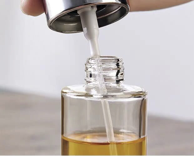 DABIAOGE Glass Olive Oil Sprayer Oil Spray Empty Bottle Vinegar Bottle Oil Dispenser for Cooking Salad BBQ Kitchen Baking