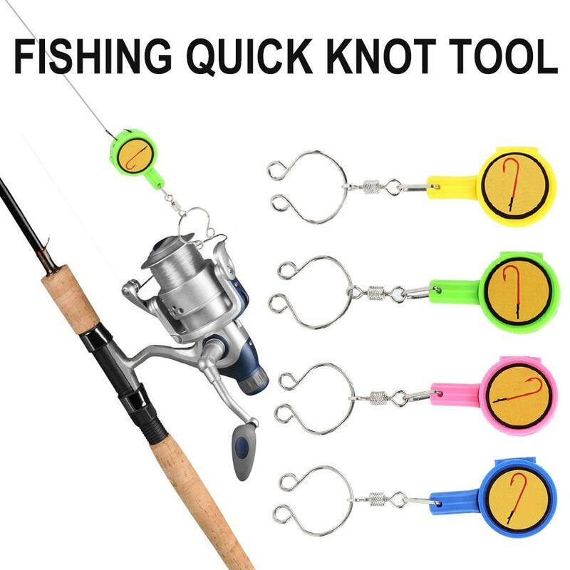 1pc rápido laço prego knotter cortador suprimentos de pesca equipamentos de pesca acessórios abs pesca nó rápido amarrando ferramenta capa ganchos