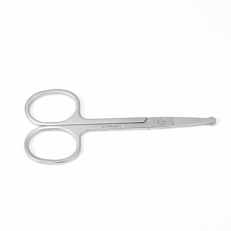 Stainless Steel Small Nail Tools Eyebrow Nose Hair Scissors Cut Manicure Facial Trimming Tweezer Makeup Beauty Tool hot sale