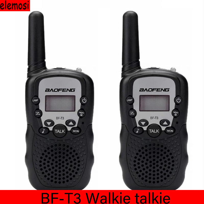 2pcs/set  Children's Walkie Talkie Kids Radio Mini Toy BF-T3 For Children Kid Gift BFT3 Portable Two-Way Transceiver Hands-free