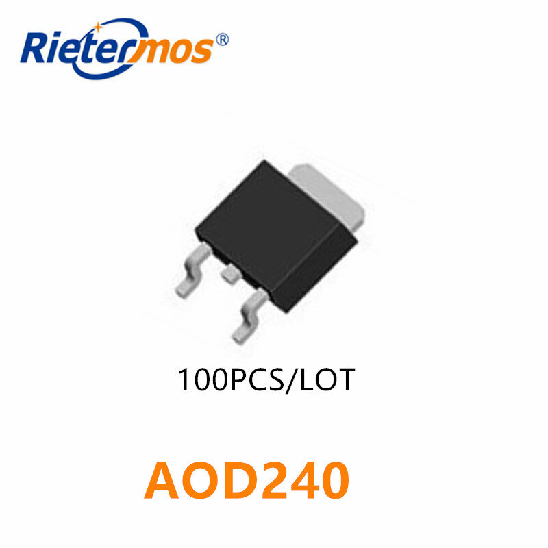 100 unidades AOD240 D240 TO-252 SMD