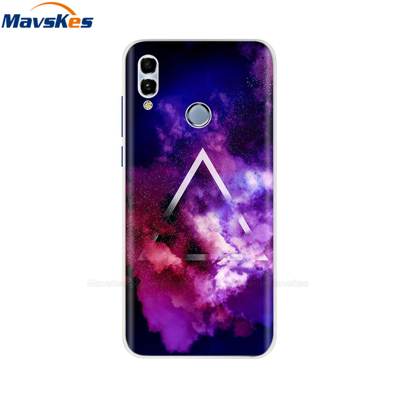 Huawei Honor 10 Lite Case Cover Soft Silicone Cute TPU Back Cover For Fundas Huawei P Smart 2019 / Honor 10 Lite Phone Case Bags