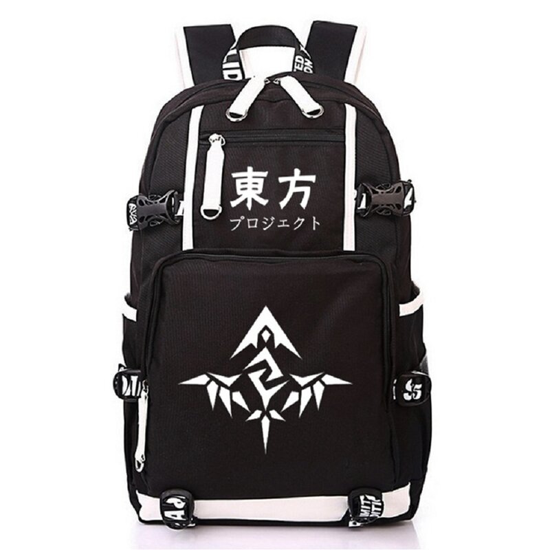 Unisex Anime Touhou Project Hakurei Reimu Travel Rucksack Casual Schoolbag Student Backpacks