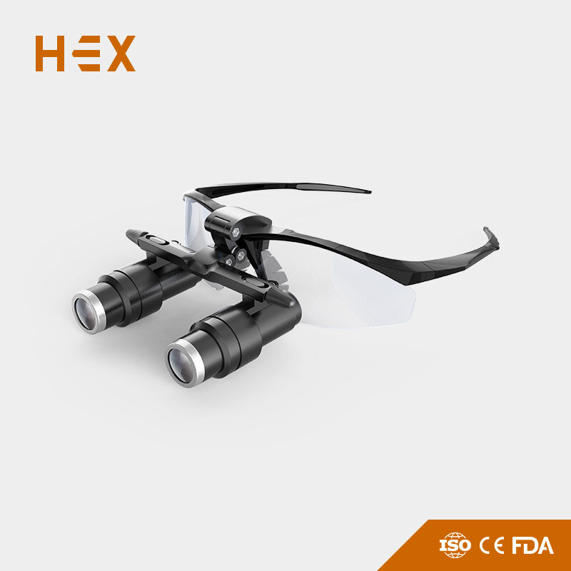 FD-501K 4X 5X 6X جراحة الأنف والأذن والحنجرة الطبية الإطار كيبلر مجهر العدسة