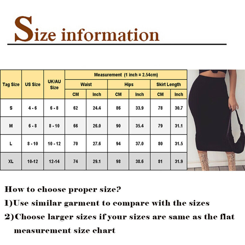 Oficina Midi lápiz falda estiramiento tubo bodycon mujeres señoras llano femenino alta cintura vendaje faldas de talla grande