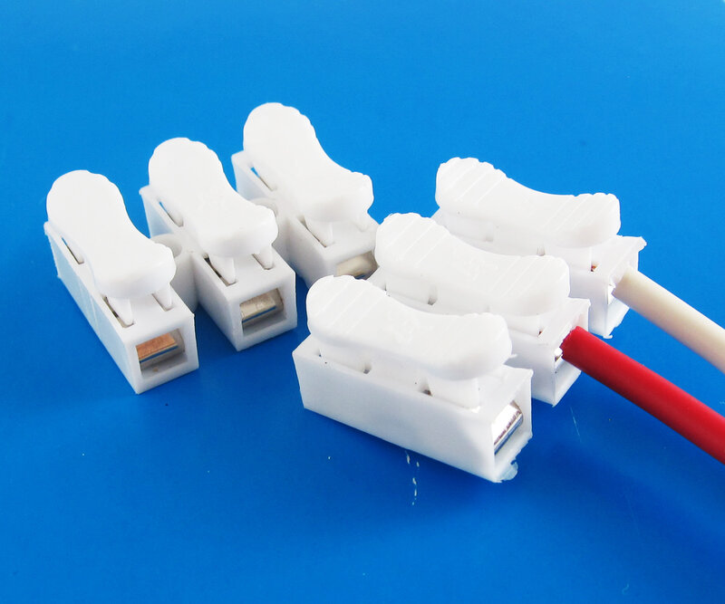 1pc Free Screw Fast Connection Wire 3 Position Barrier Terminal Strip Blocks 10A