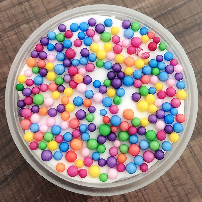 สีสันคุณภาพสูงการสร้างแบบจำลอง Clay 60Ml หิมะโคลนสีลูกบอลปุย Slime ของเล่น DIY Fluffy Slime Anti-ความเครียดสำหรับของขวัญเด็ก
