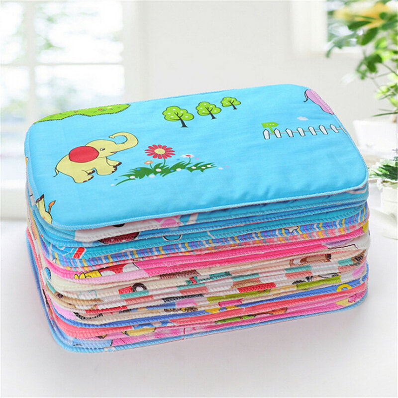 35cm*25cm Kid Cotton Waterproof Breathable Bedding Changing Cover Pad Baby Infant Diaper Nappy Urine Mat