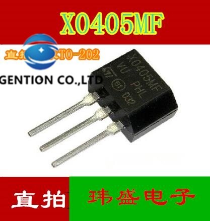 20 pces x0405mf to-202 x0405 600v 4a um-way silício controlado tiristor em estoque 100% novo e original
