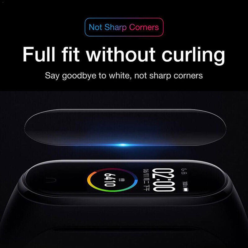 For Mi Band 4 Screen Protector Full Screen Hydrogel Film For XiaoMi Mi Band 4 NFC Smart Wristband Film For Mi band 4 Accessories