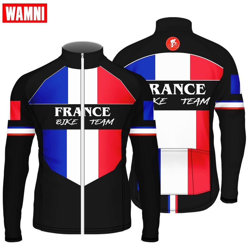 WAMNI 2020 cyclisme maillot hommes hauts été Harajuku équipe nationale course Ropa ciclismo manches courtes vélo maillot chemise