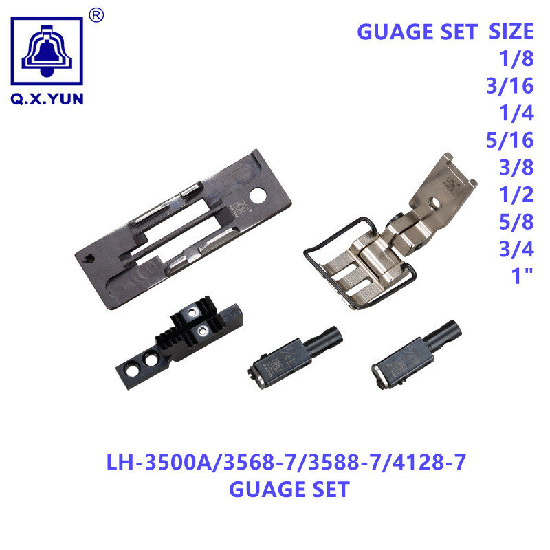 Il doppio insieme di specificazione dell'ago di Q.X Yun è adatto a doppio ago di JUKI LH-4128-7/3568A-7/ 3500A che taglia ma di cucito industriale