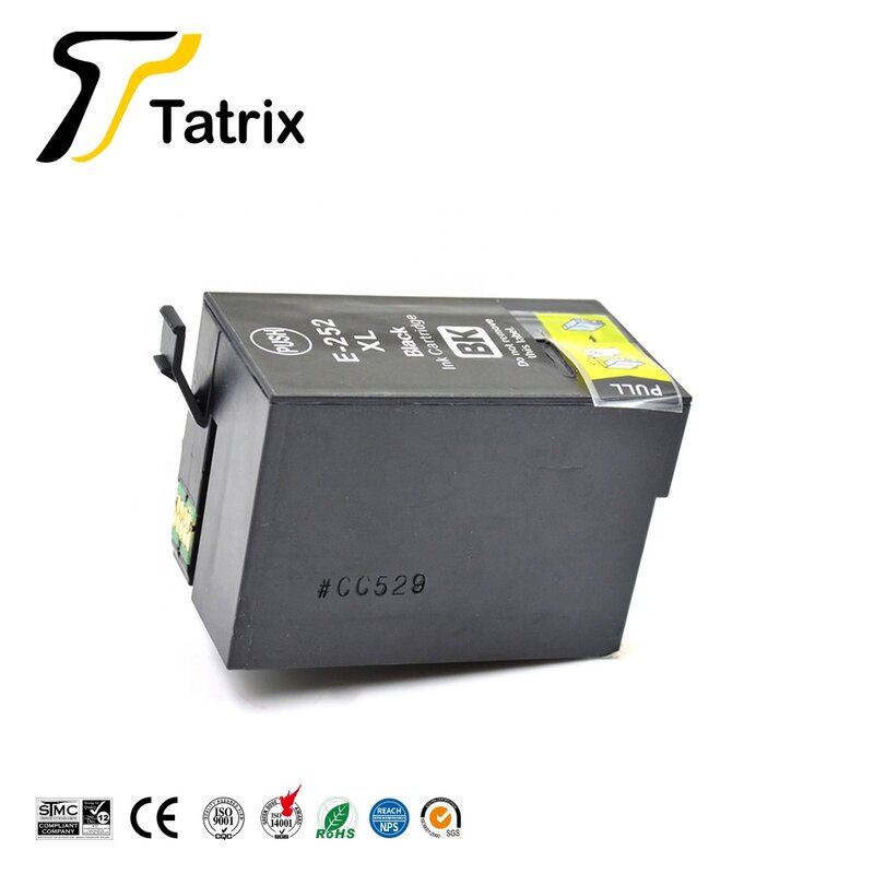 Tatrix untuk Epson T2521 T252XL 252XL Tinta untuk Epson WorkForce WF-3620 WF-3640 WF-7610 WF7620 7110 3620 3640 7610 7620