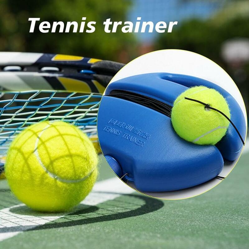 단일 테니스 트레이너 자체 학습 테니스 문자열 훈련 도구 운동 테니스 공 훈련베이스 보드 스파링 장치