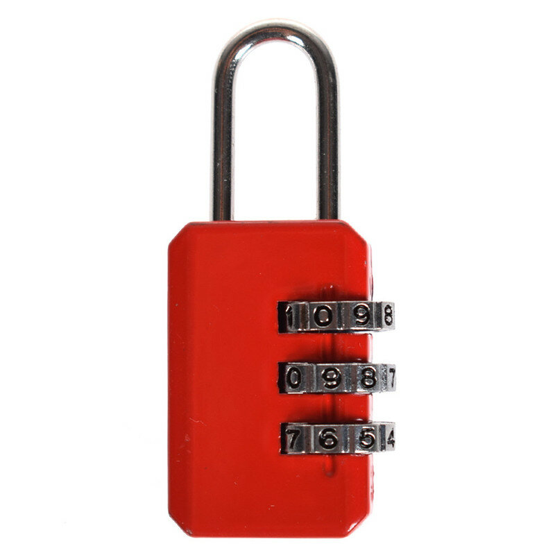 コードと3桁の数字が付いたパスワードの組み合わせロック,小さなポータブルトラベルバッグ,ジッパー付き荷物用バッグ