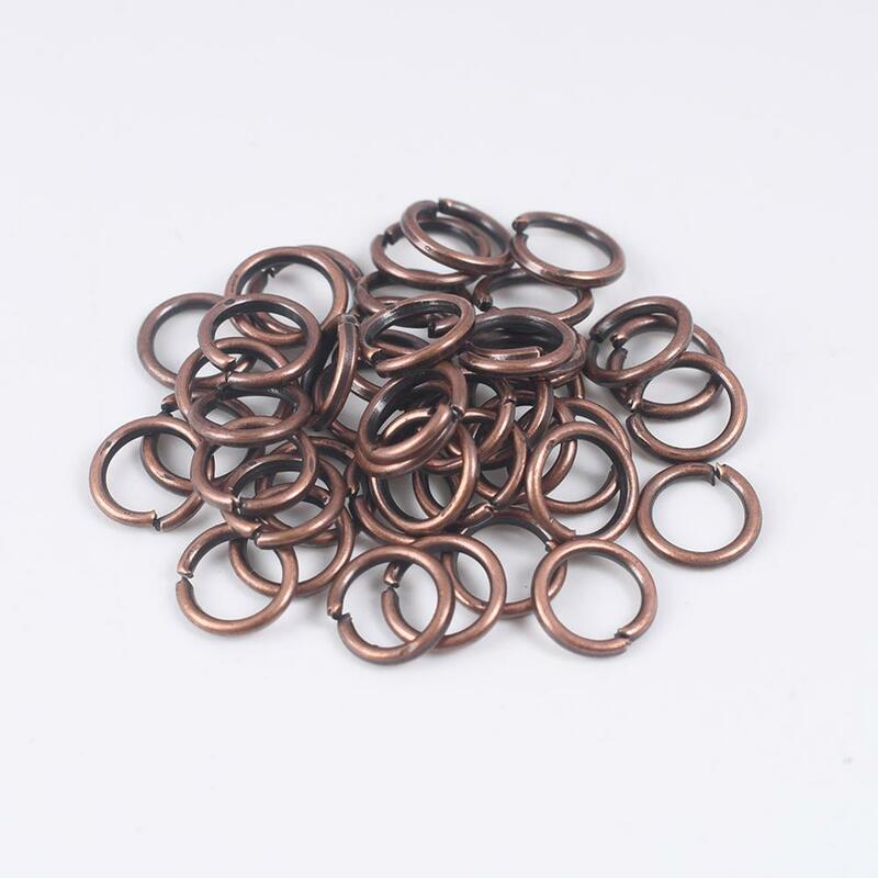 100-200Pcs 3-12mm Single Loop Open Jump Rings Diy Jewelry Making Accessories Split Rings Connectors For Jewelry Making Supplies