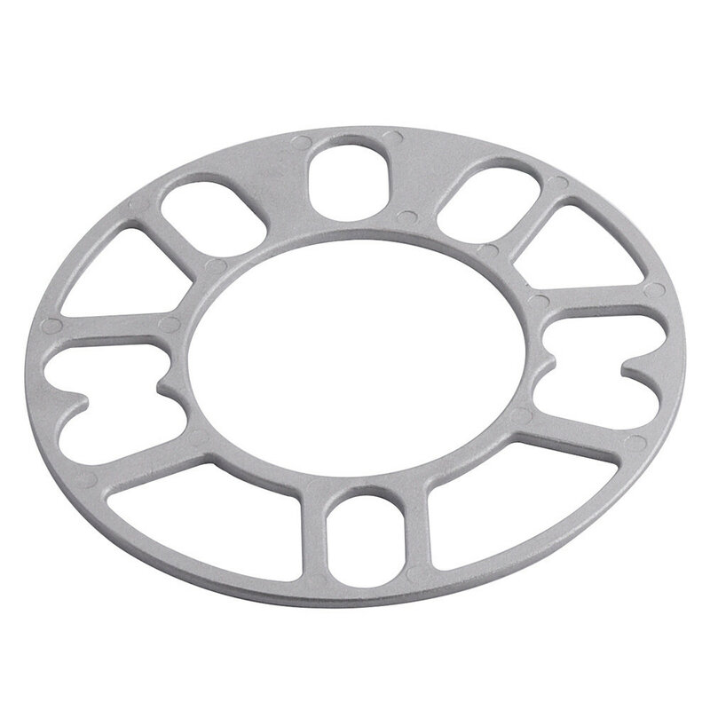 Universal 4PCS Brand New  3mm 5mm 8mm 10mm Aluminum Car Wheel Spacer Shims Plate Fit 4x100 4x114.3 5x100 5x108 5x114.3 5x120