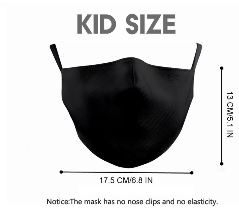 Mascarilla lavable reutilizable con dibujos animados para niños, máscara facial protectora con filtro, antipolvo, transpirable
