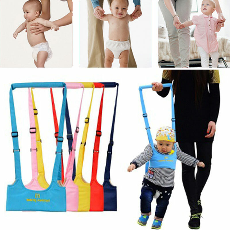 8-18 Months Baby Dual-use Walker Breathable Cotton Belted Toddler With Children's Traction Belt To Protect Children's Safety