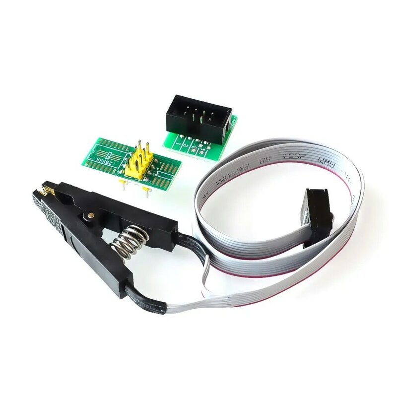 플래시 BIOS USB 프로그래머 CH341A 세트 + SOP8 어댑터 플레이트 1.8V 어댑터 플레이트 1.8V 변환베이스 어댑터 보드