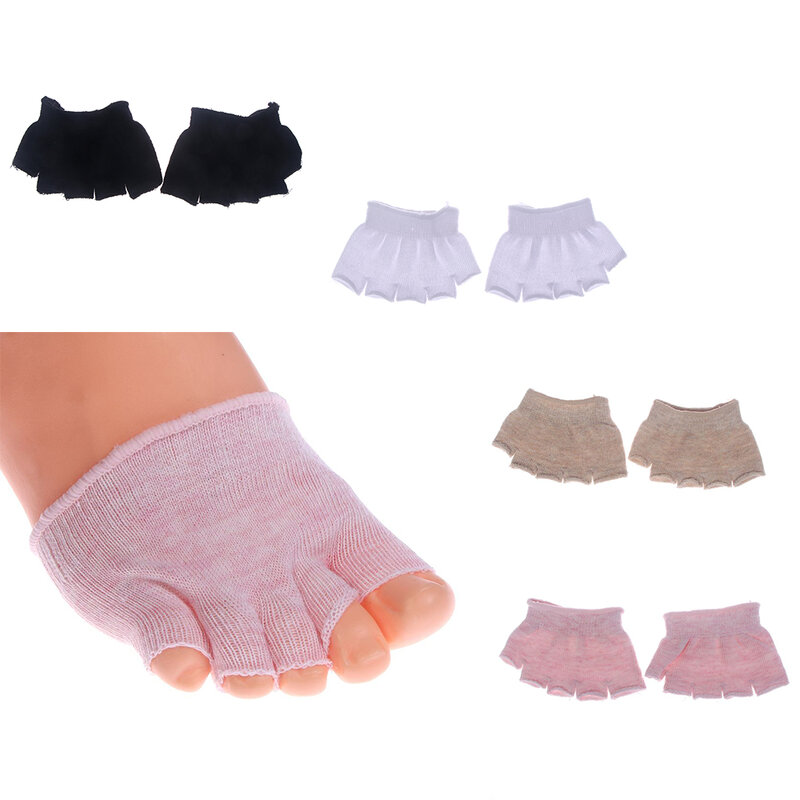 1 paar Atmungsaktive Baumwolle Fünf Finger Zehe Socken Elastische Bunion Sleeve Schutz Hallux Valgus Fuß Toe Corrector Fußpflege Werkzeuge