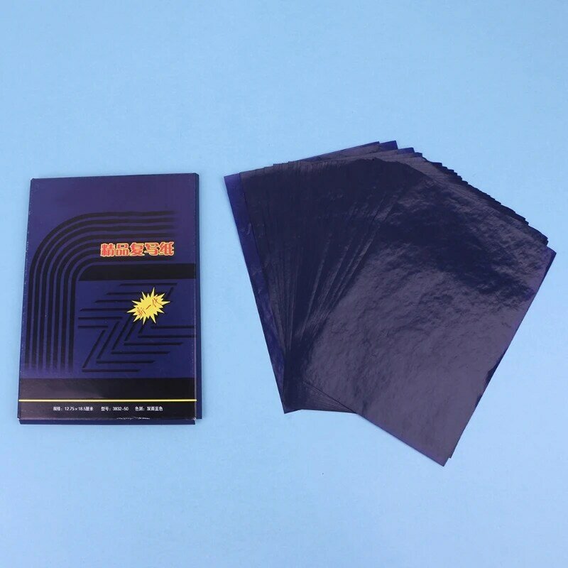 50 листов двухсторонний карбоновый Копир Трафарет для переноса бумаги канцелярские принадлежности